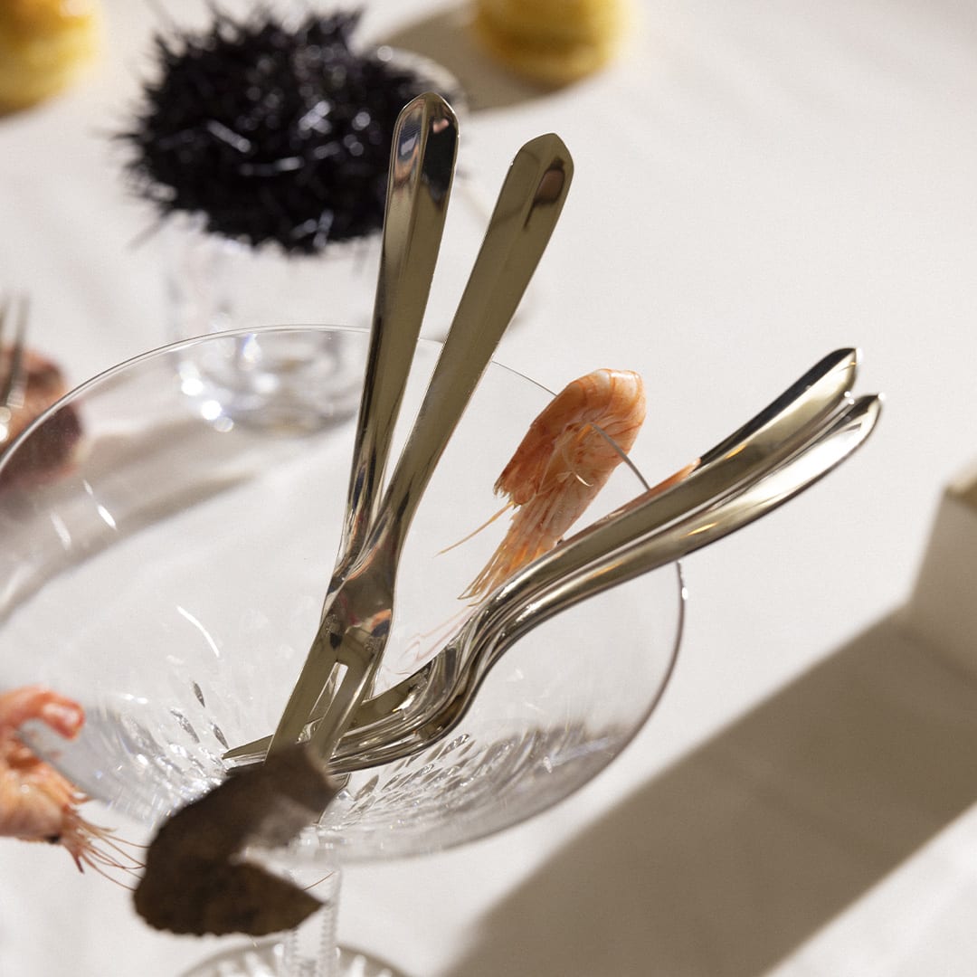 アンフィニ カクテルフォーク シルバーコーティング